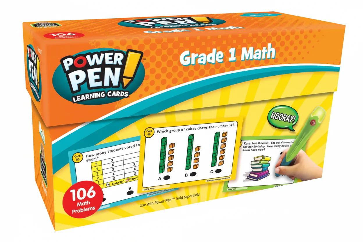 Power Pen Learning Cards: Math Grade 1