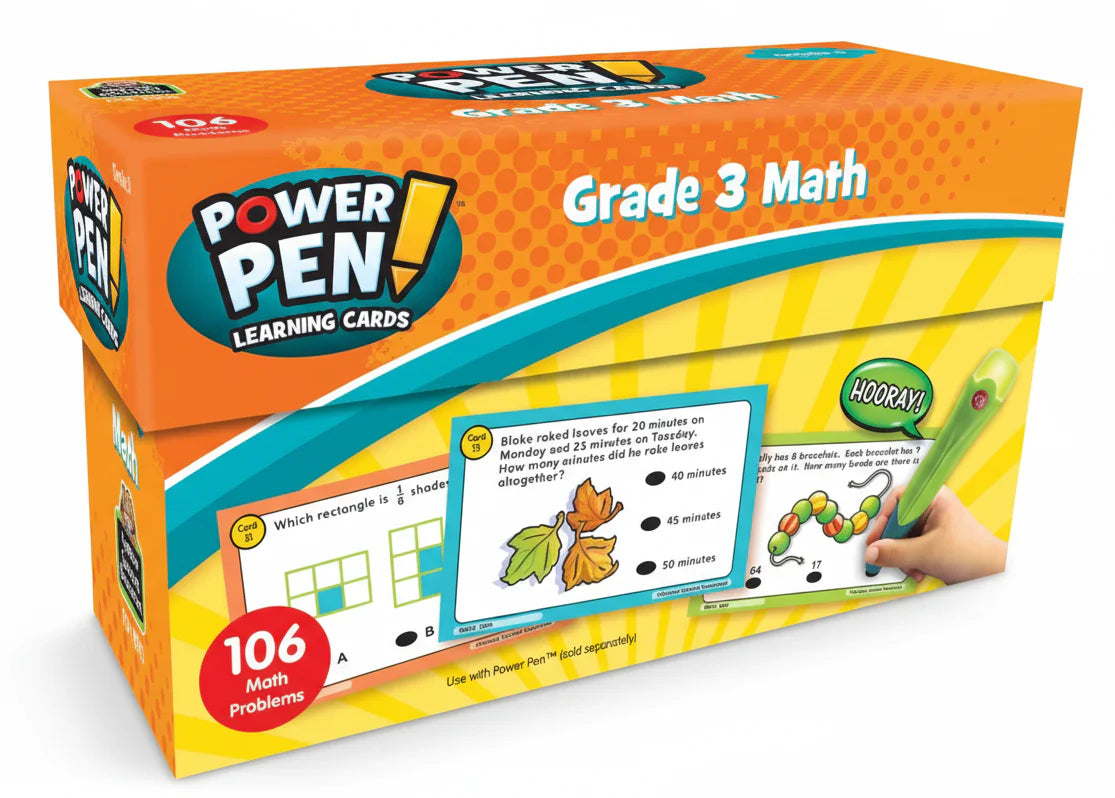 Power Pen Learning Cards: Math Grade 3