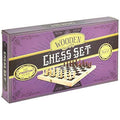 Natural Wooden Folding Chess Game with Staunton