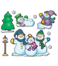 SNOW PALS BULLETIN BOARD SET