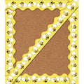BORDER SCALLOPED BUZZ WORTHY BEE