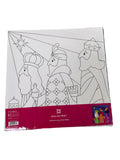 10x10in Canvas (Los Reyes Magos)