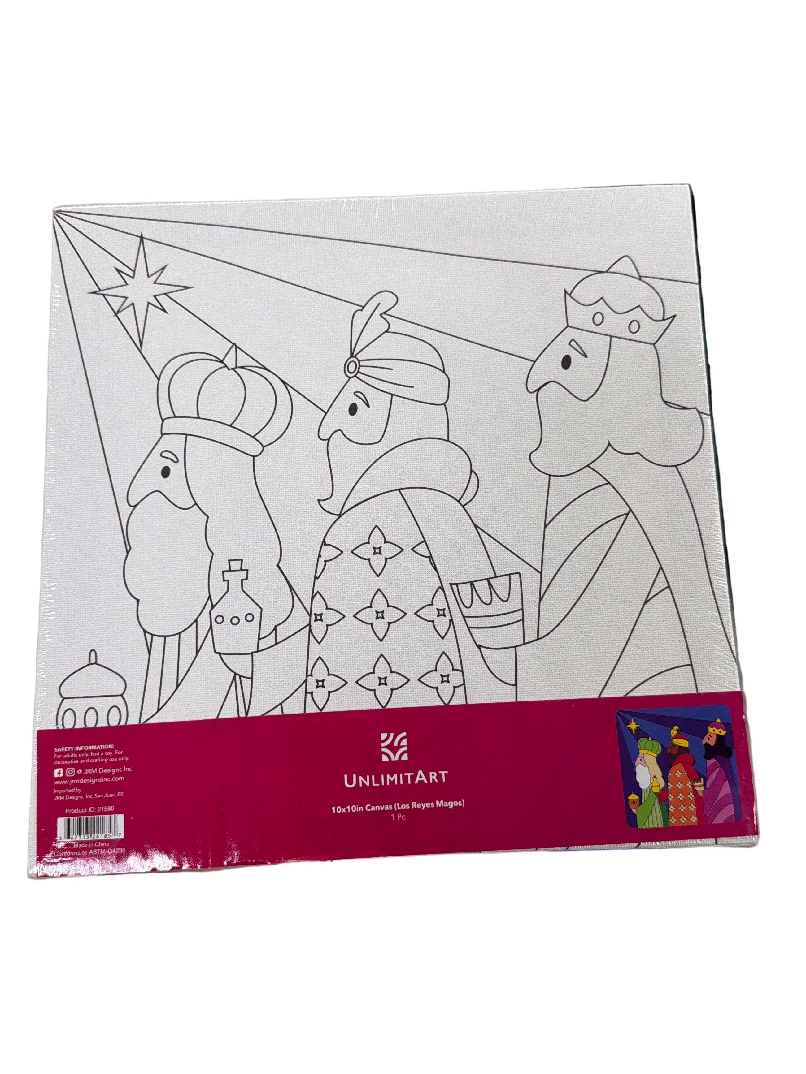 10x10in Canvas (Los Reyes Magos)