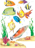 WINDOW CLINGS FISH 15 PC