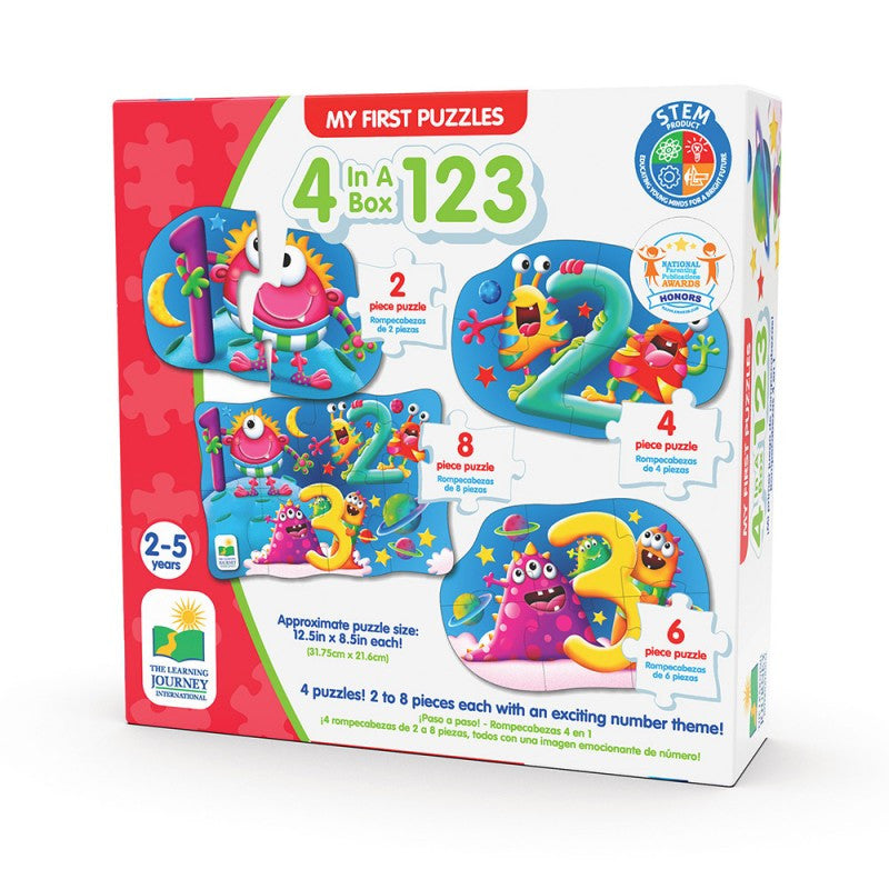 MY FIRST PUZZLE SETS 4-IN-A-BOX PUZZLES - 123