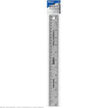 STAINLESS STEEL RULER W/ NON-SKID BACK 12"/30 CM