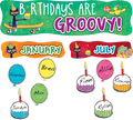 PETE THE CAT BIRTHDAYS ARE GROOVY MINI BULLETIN BOARD SET 45 PCS