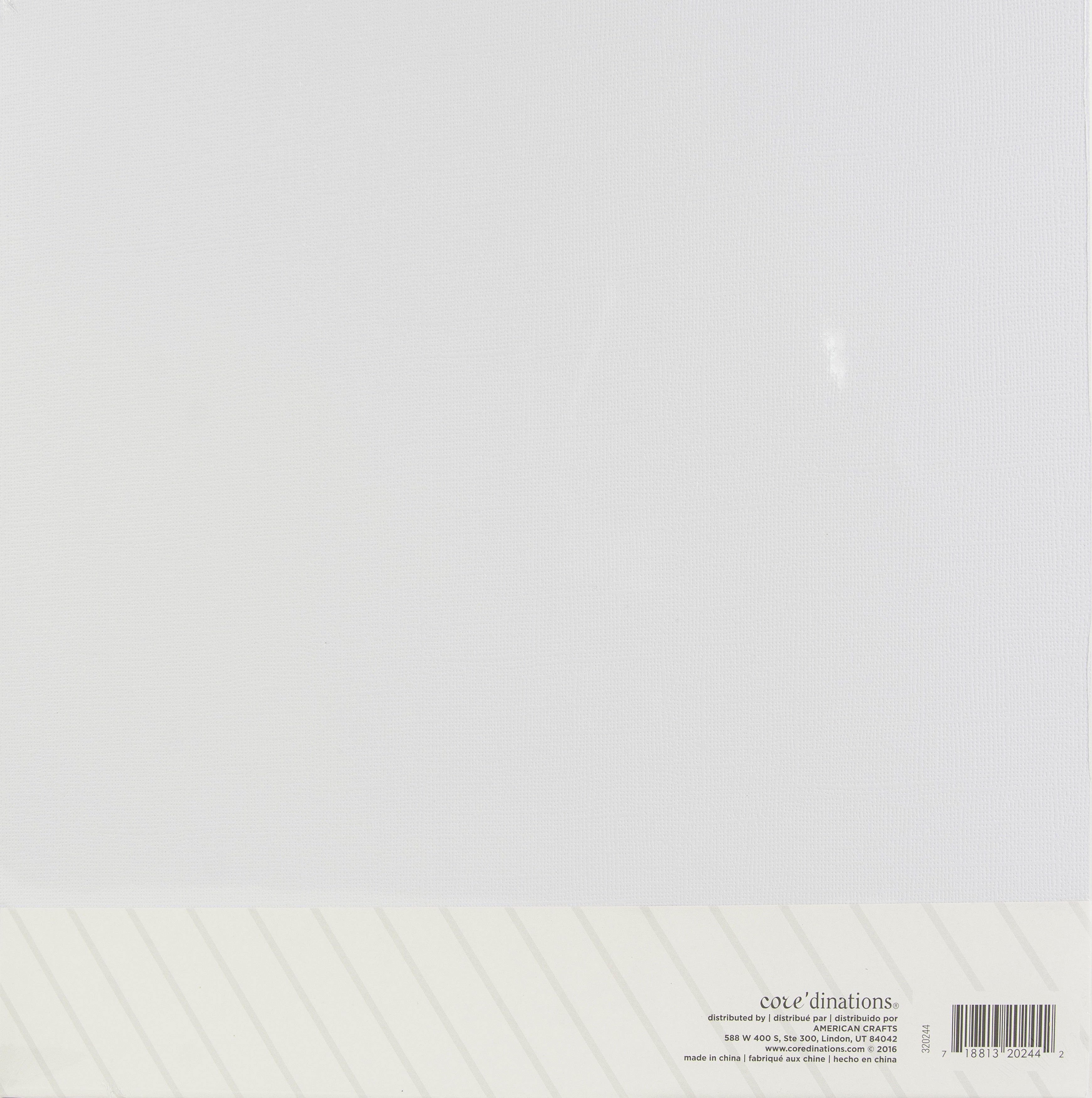 White Cardstock | 12"X12"| 20/Pk