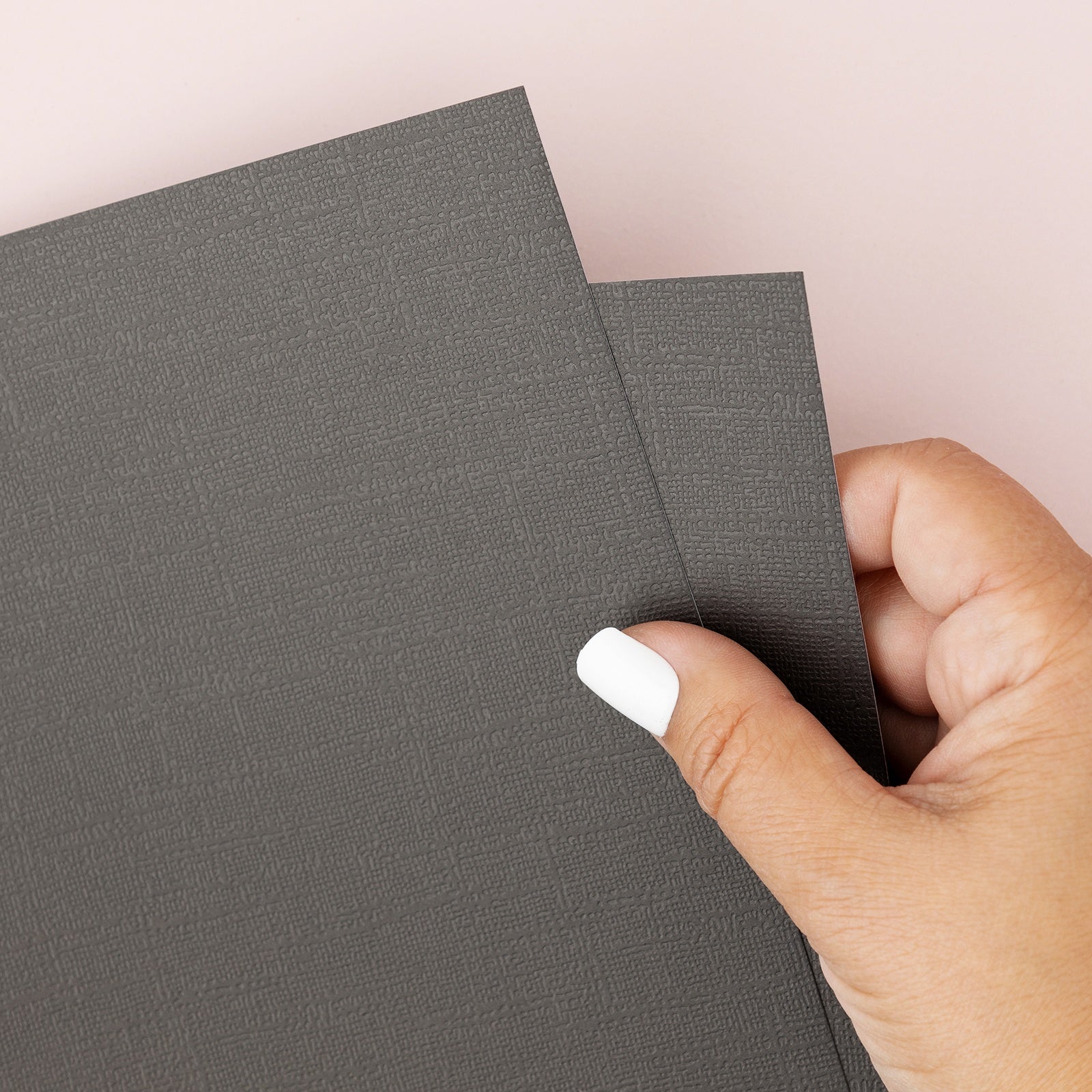 Mdnght BLack Textures Cardstock Pad | 12"X12" | 40/Pk