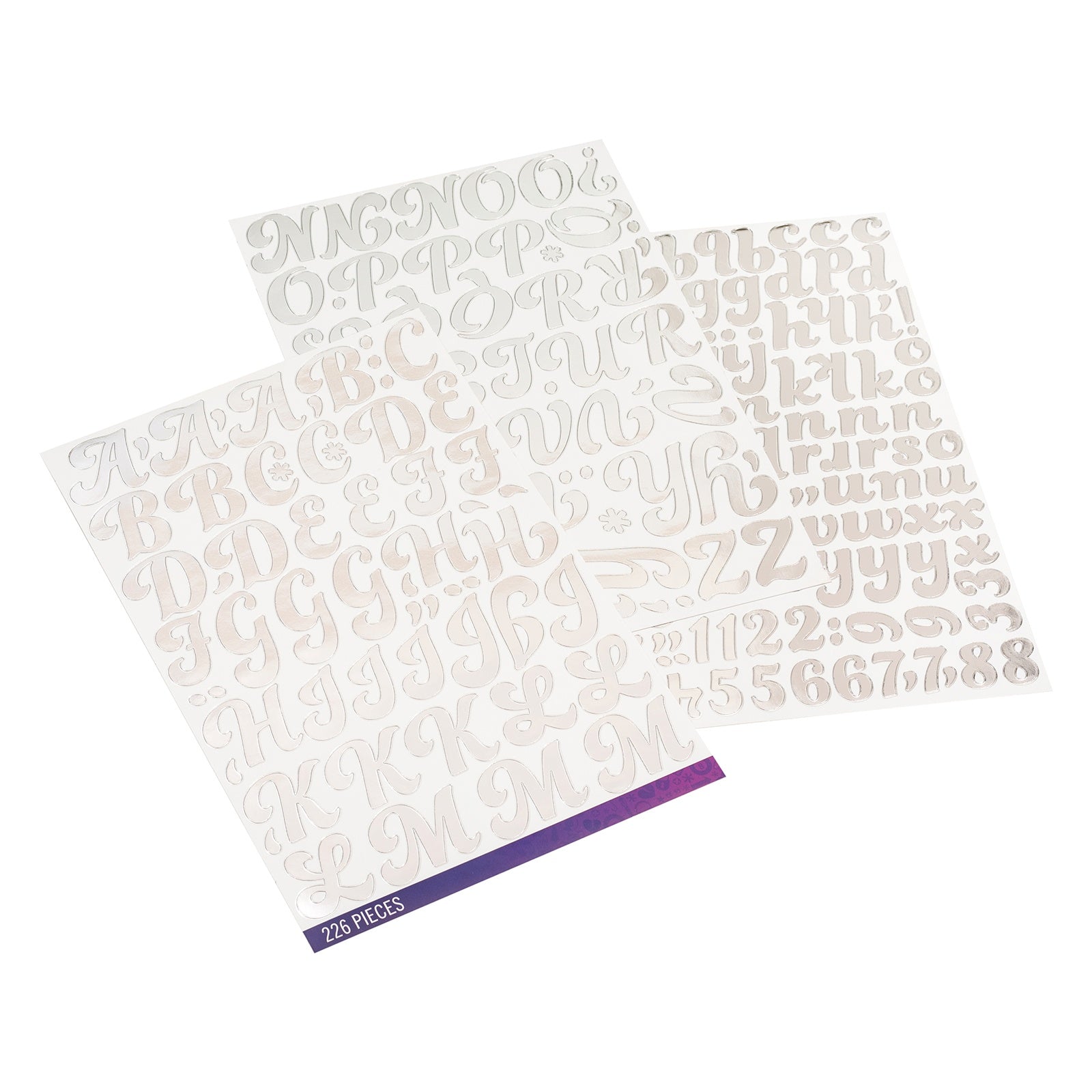 Sticko Stickers | Silver | Foil Funki Dori | Large | 226 stickers