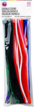 CousinDIY Chenille Stems | Multi | 6mmx12" | 100Pk