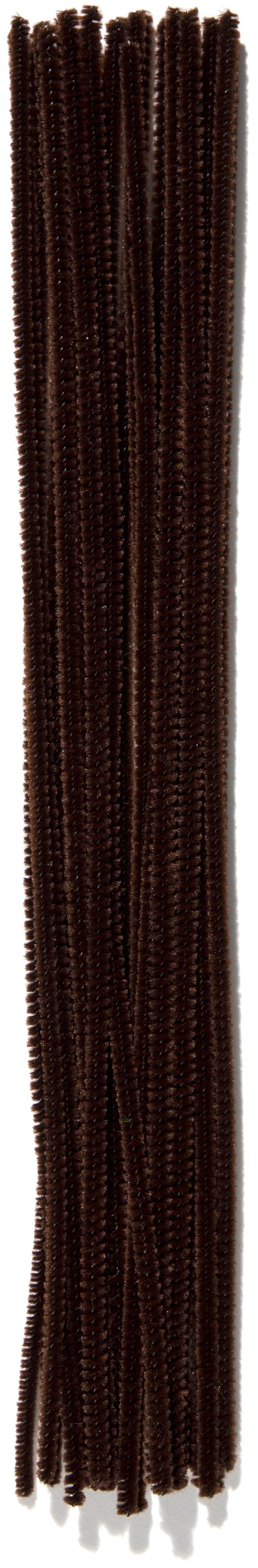CousinDIY Chenille Stems | Brown | 3mmx12"| 25Pk