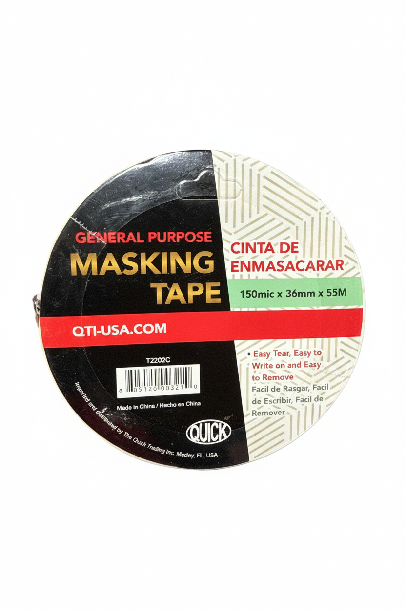Masking Tape 1.5” x 60YD
