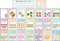 COLORFUL NUMBERS 0–20 BULLETIN BOARD 23PCS