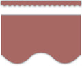 DEEP ROSE SCALLOPED BORDER TRIM