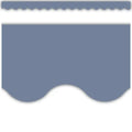 AEGEAN BLUE SCALLOPED BORDER TRIM