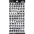 Sticko Alphabet Stickers | Funhouse Black Metallic | 89 pieces