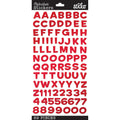 Sticko Alphabet Stickers | Funhouse | Red Metallic | 89 pieces