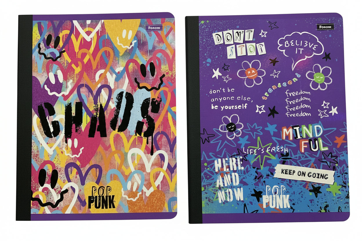 Libreta Flexible Pop Punk | 100 Hojas
