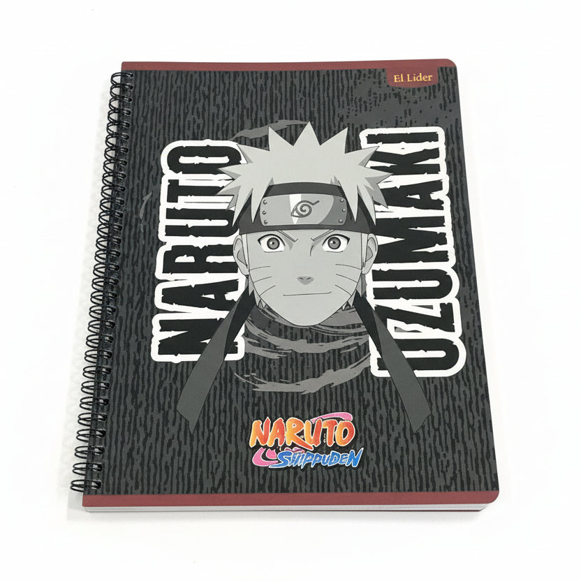 Libreta Espiral Naruto Rayado | 100 hojas