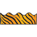 BORDER SCALLOPED TIGER PRINT