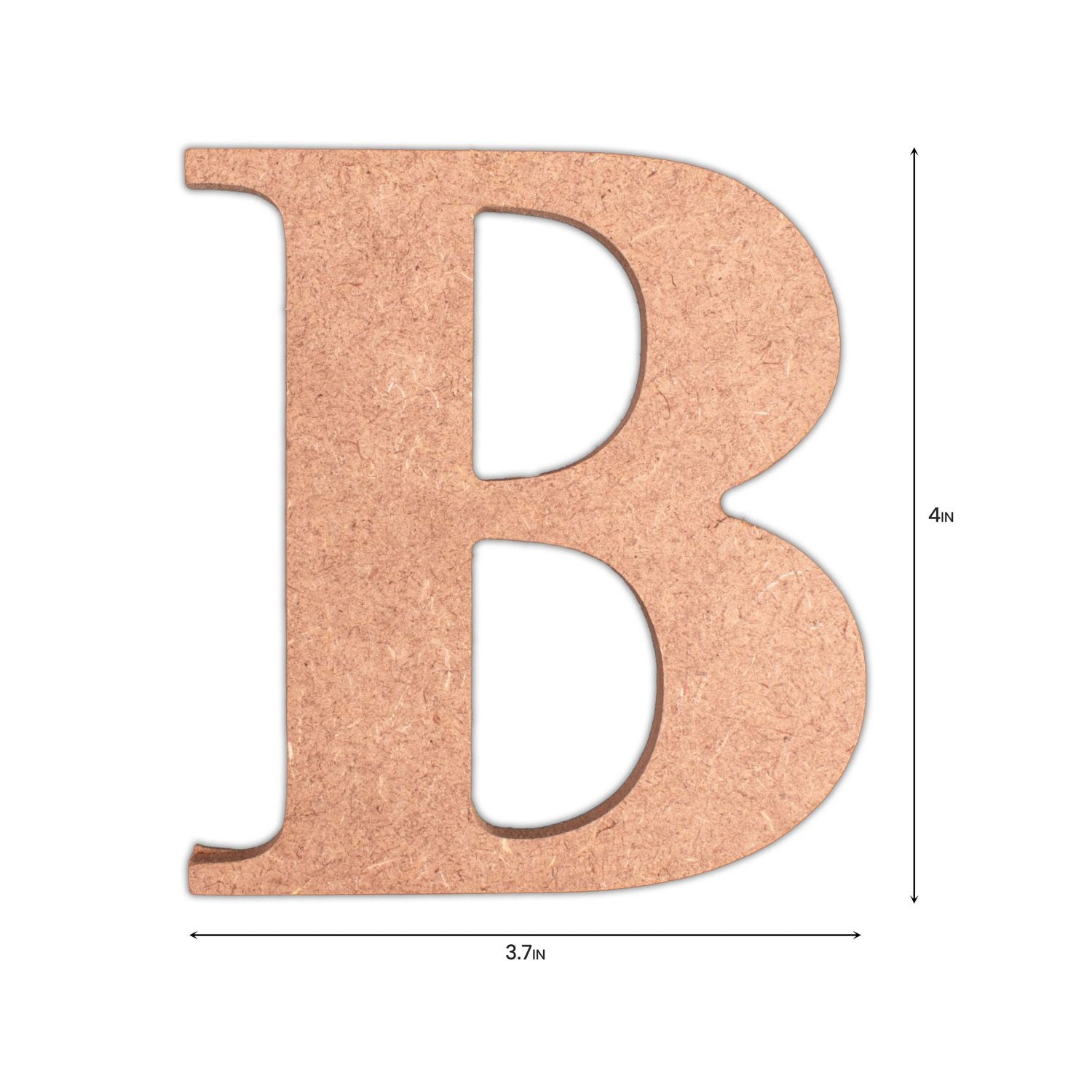 B Little Birdie MDF Alphabets Upper Case | 4" | 1 Pkg