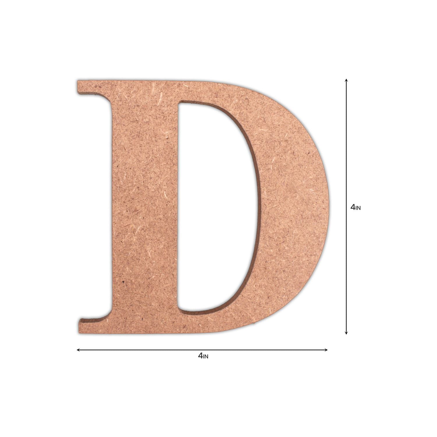D Little Birdie MDF Alphabets Upper Case |  4" | 1 Pkg