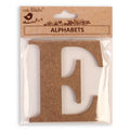 E Little Birdie MDF Alphabets Upper Case | 4" | 1 Pkg