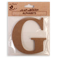 G Little Birdie MDF Alphabets Upper Case | 4"| 1 Pkg