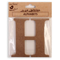 H Little Birdie MDF Alphabets Upper Case | 4" | 1 Pkg