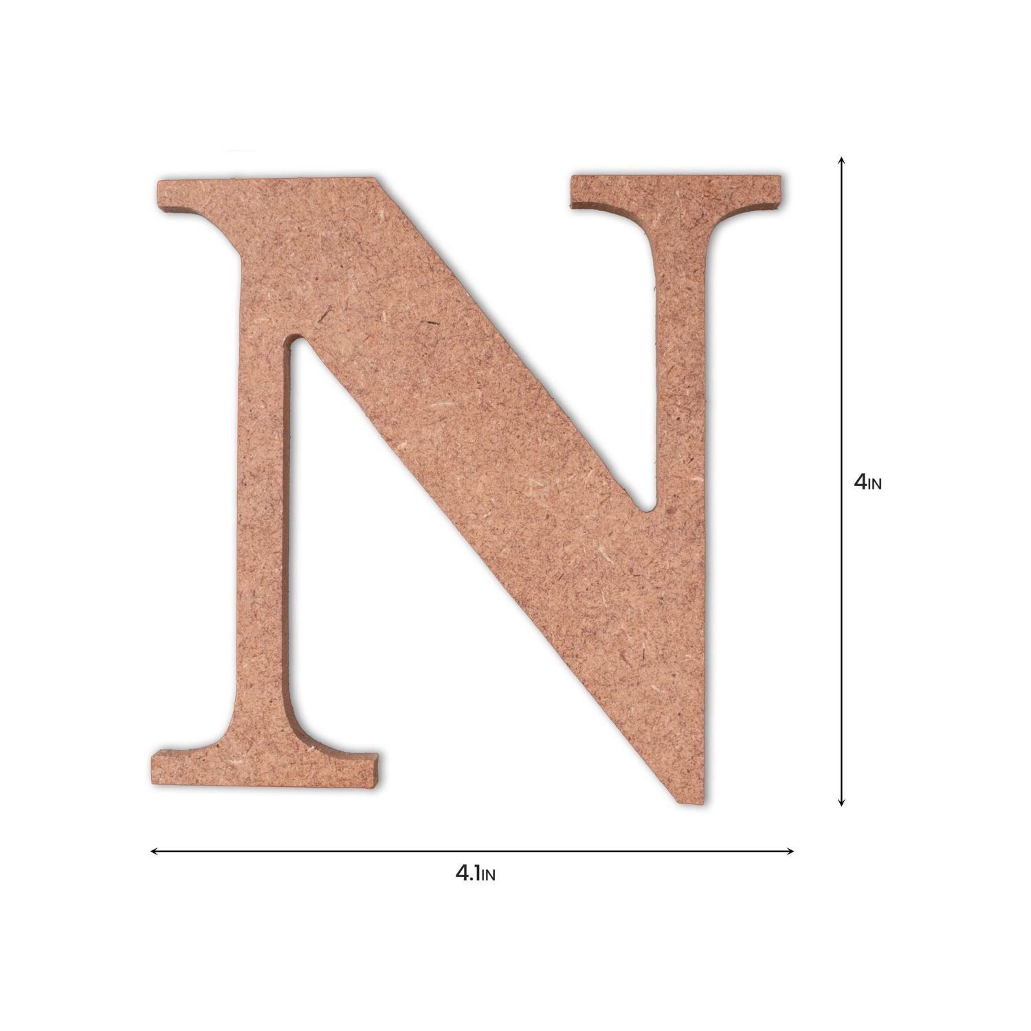 N  Little Birdie MDF Alphabets Upper Case | 4" | 1Pkg