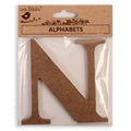 N  Little Birdie MDF Alphabets Upper Case | 4" | 1Pkg
