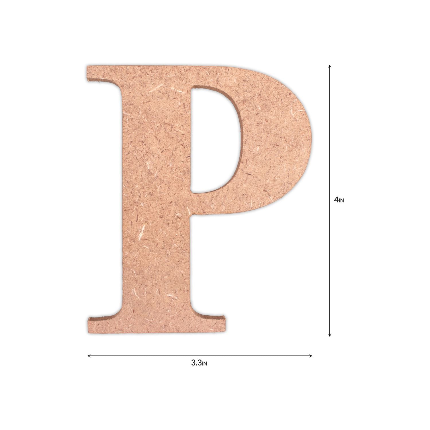 P  Little Birdie MDF Alphabets Upper Case | 4" | 1Pkg