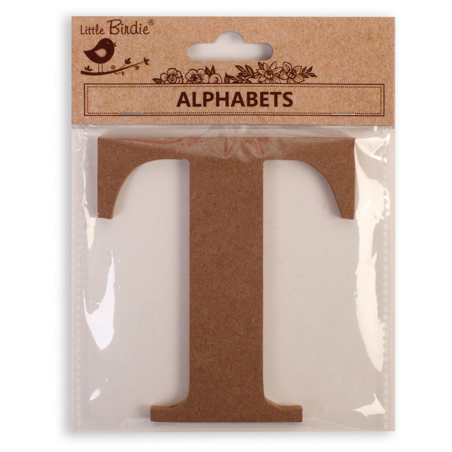 T Little Birdie MDF Alphabets Upper Case | 4" | 1Pkg