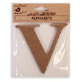 V  Little Birdie MDF Alphabets Upper Case | 4" | 1Pkg