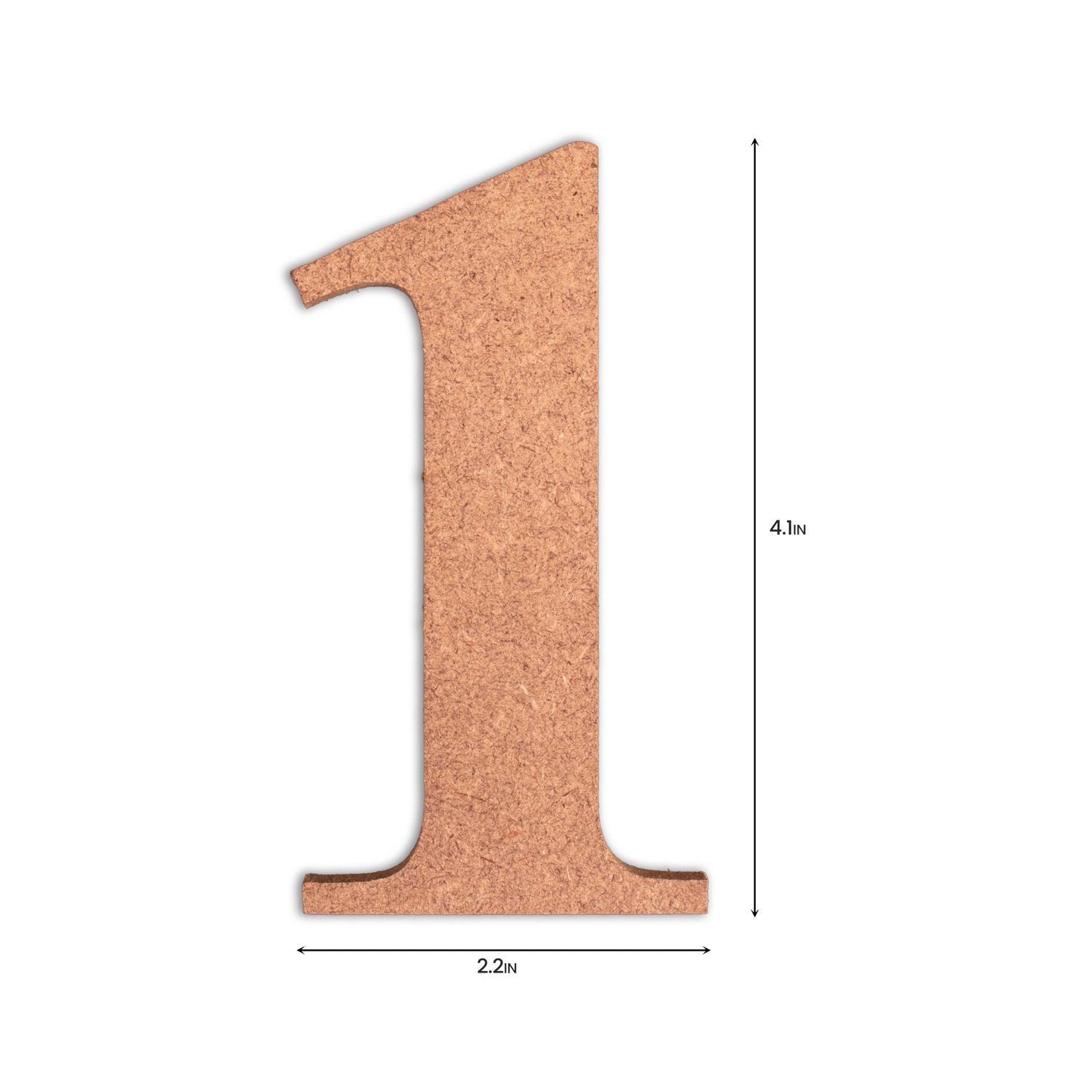 1  Little Birdie MDF Number | 4" | 1Pkg