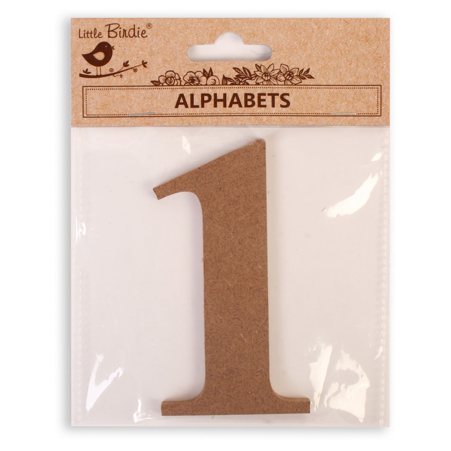 1  Little Birdie MDF Number | 4" | 1Pkg