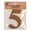 5 Little Birdie MDF Number | 4" | 1Pkg