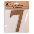 7 Little Birdie MDF Number | 4" | 1Pkg