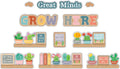 HAPPY CACTUS CREW MINI BULLETIN BOARD