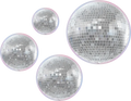 DISCO BALLS ACCENTS ASSORTED SIZES