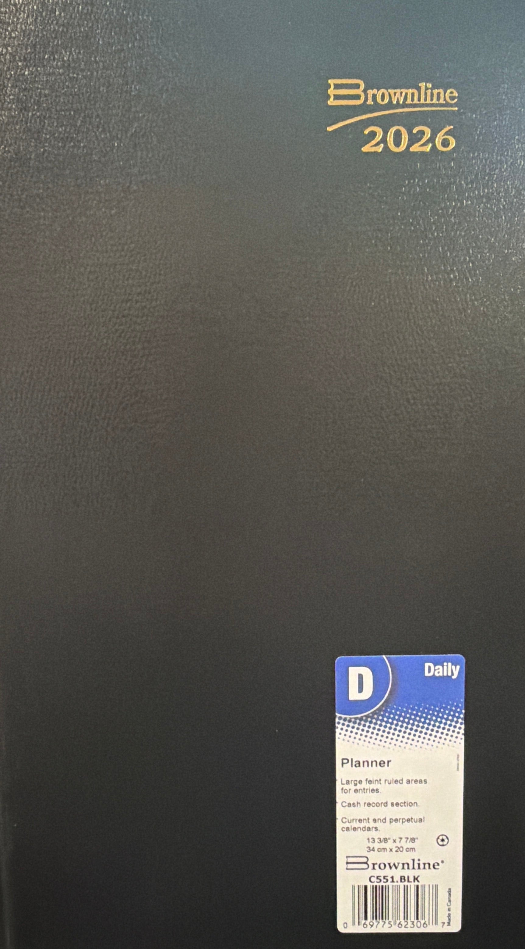 Daily Planner Black
