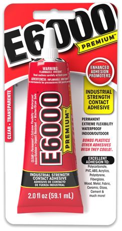 E6000 Premium Clear Adhesive With Nozzle Tip