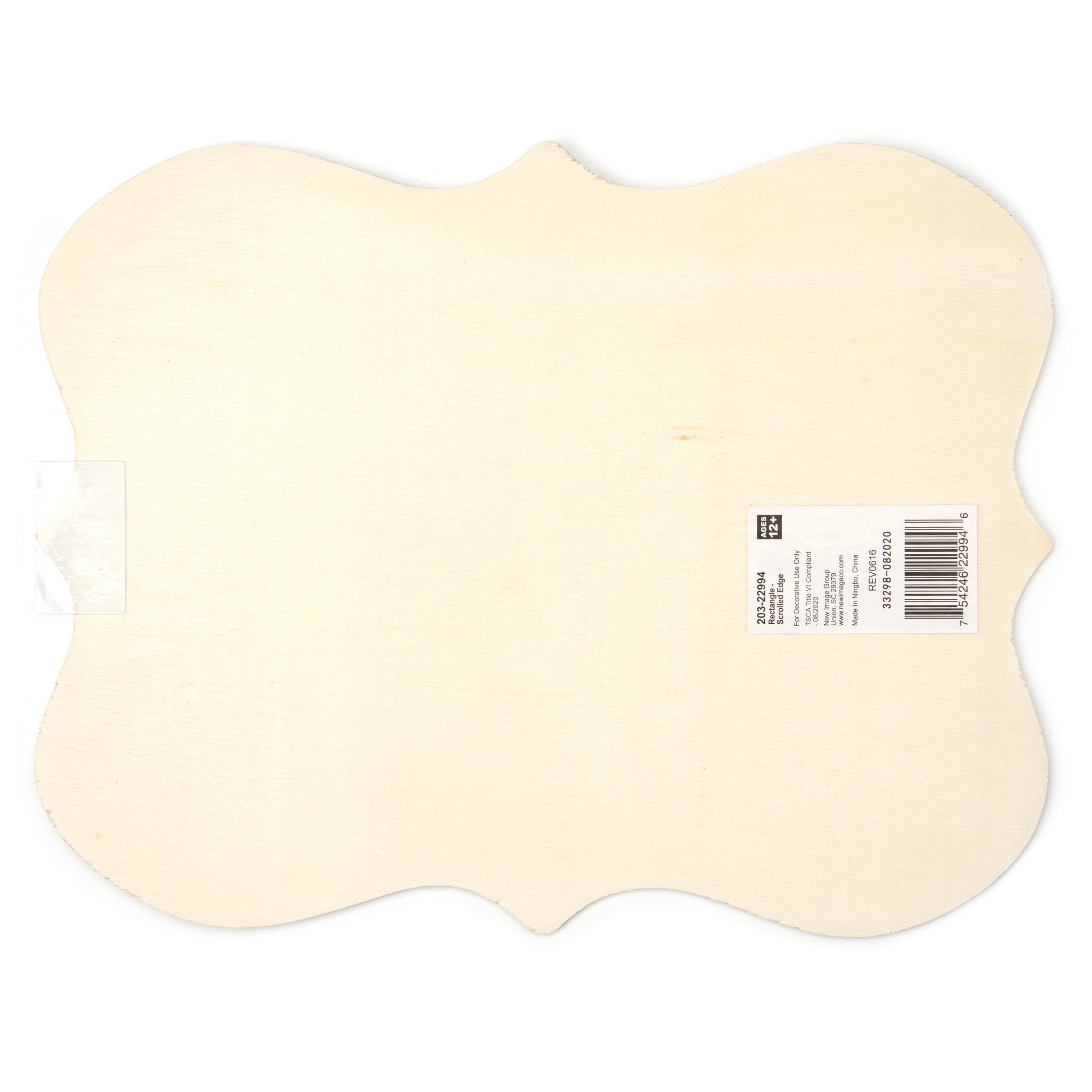 CousinDIY Rectangle  Unfinished Wood Shape