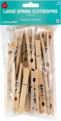CousinDIY Large Spring Clothespins | 24Pk