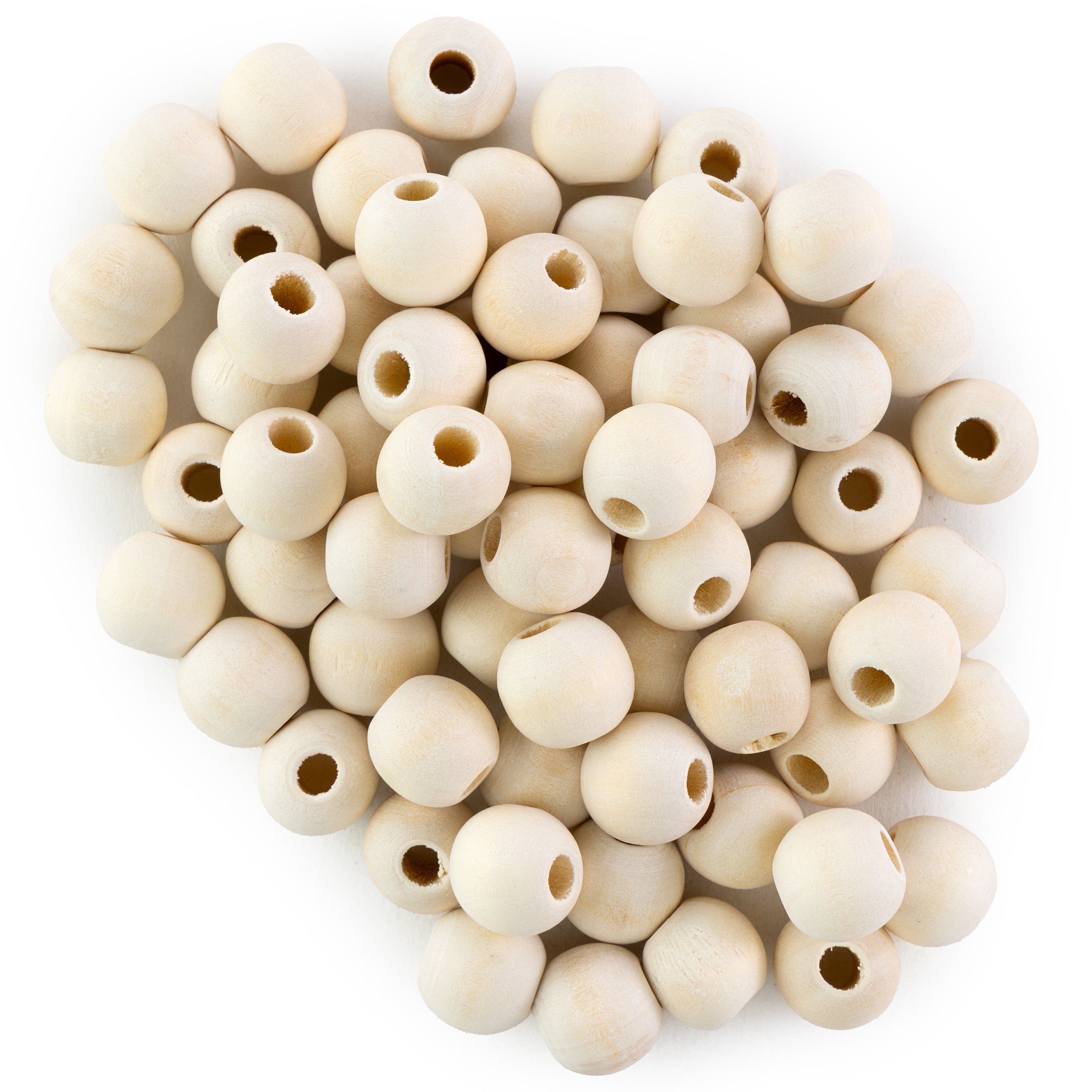 CousinDIY Wood Round Beads | 70Pk