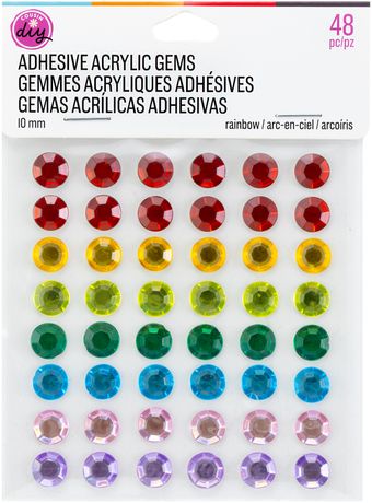 Rainbow _ Adhesive Gem | 10mm