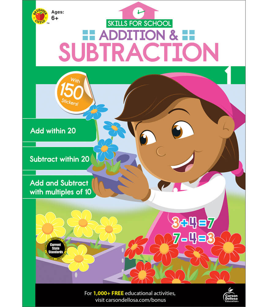 Addition & Subtraction Activity Book | Grade 1
