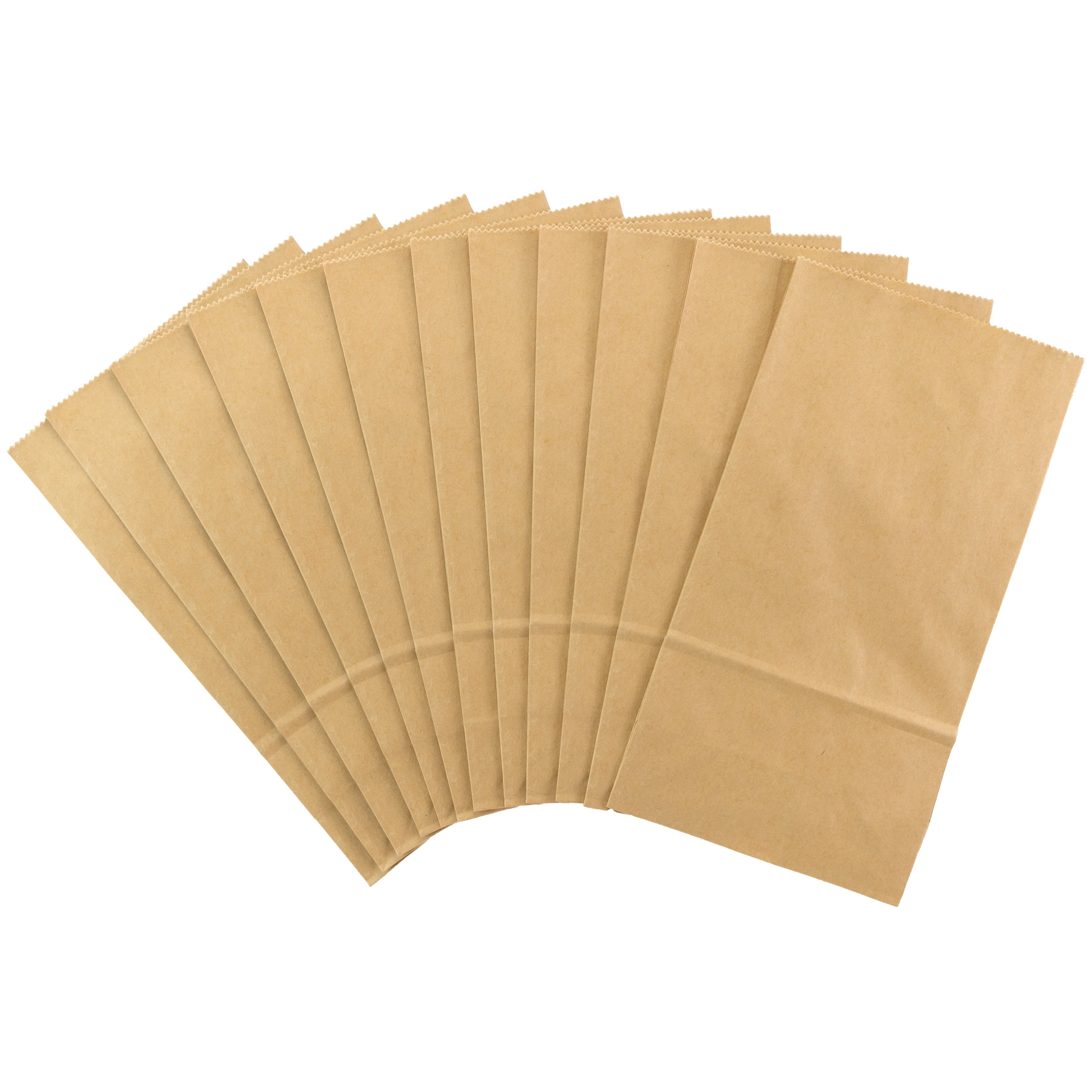 Kraft Paper Gift Bags | Medium  | 4.7"X8.9" | 12Pk