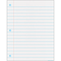 NOTEBOOK PAPER WRITE-ON/WIPE-OFF CHART